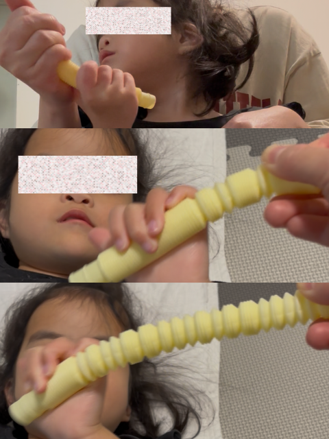 握る練習