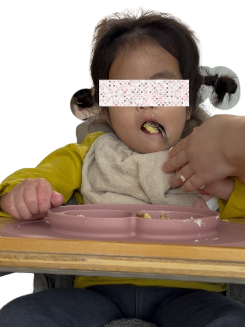 障害児の食事練習