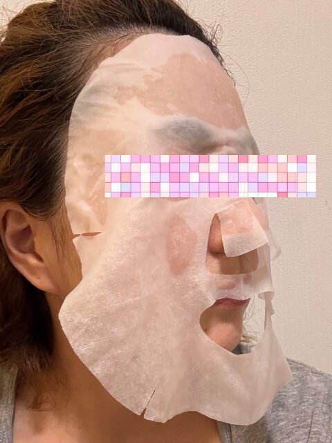 フェイスマスクが顔に合わない