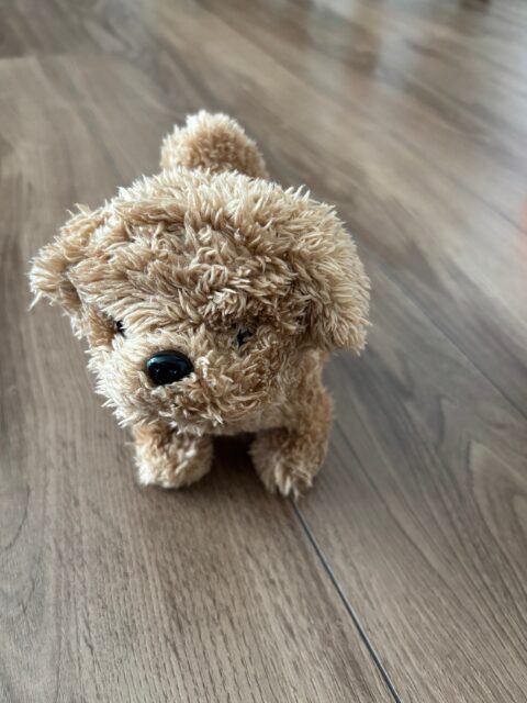 犬のぬいぐるみ
