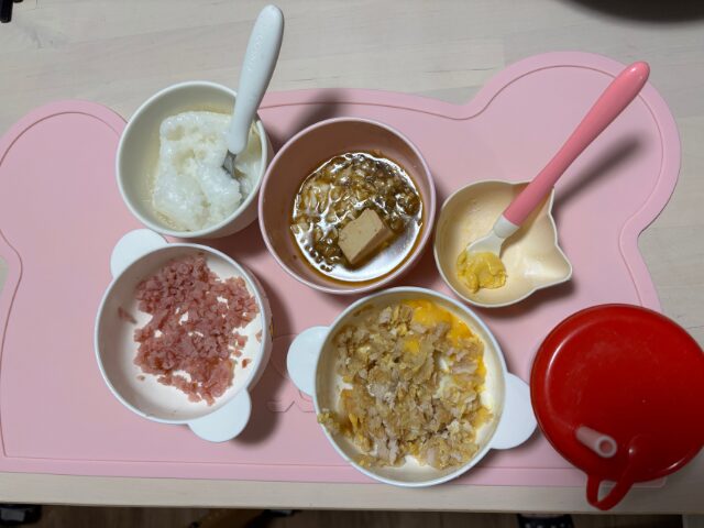 刻み食・介護食・離乳食
かつ丼の刻み食