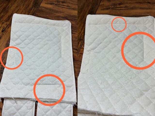 下地がズレないように