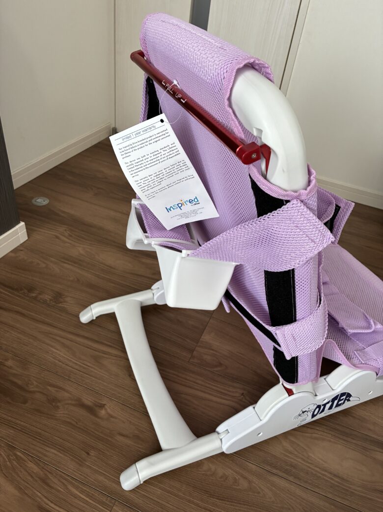 障害児用バスチェアオッターの保証期間内