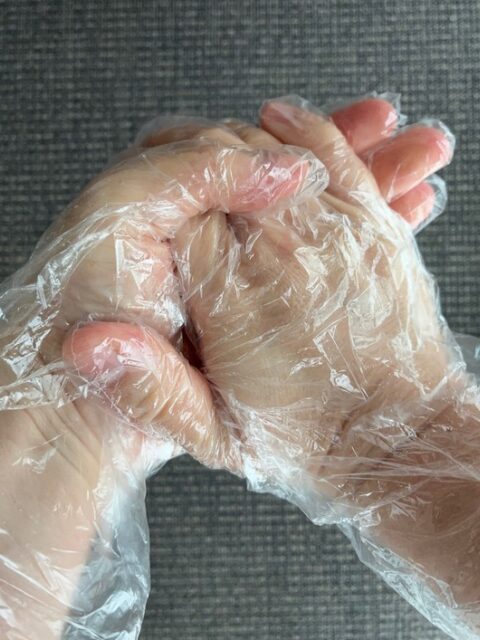 手のマッサージ