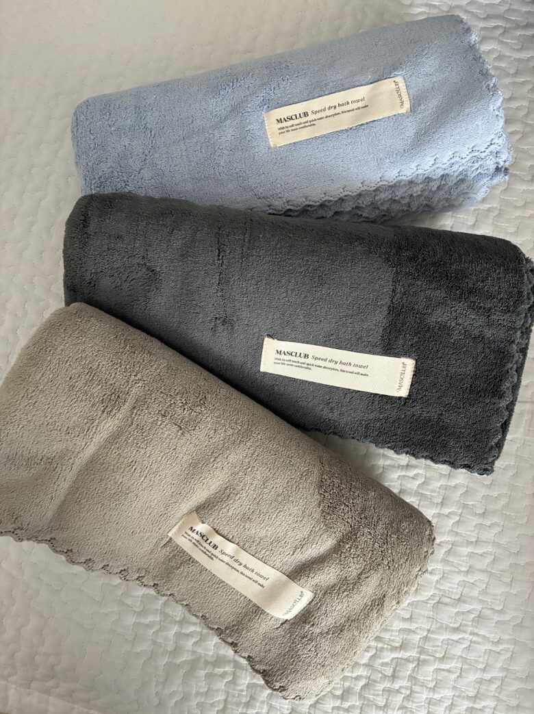 ヘアドライ用のタオル