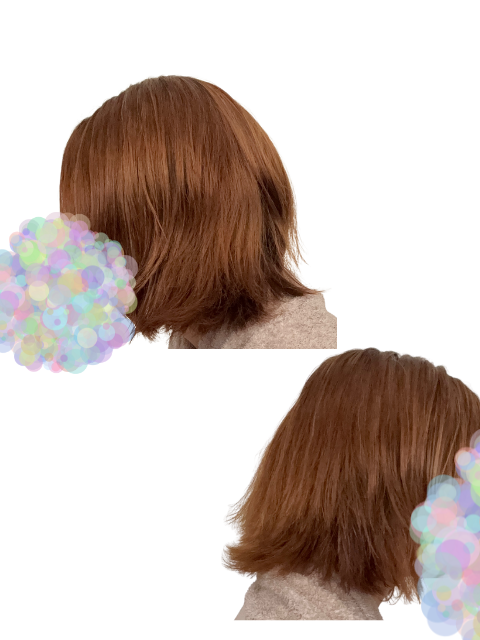 自分でパーマを取る