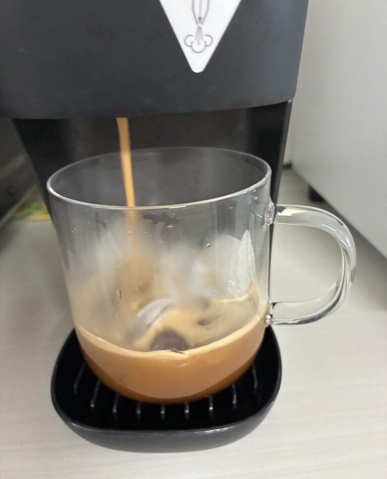 ネスカフェバリスタでアイスコーヒー