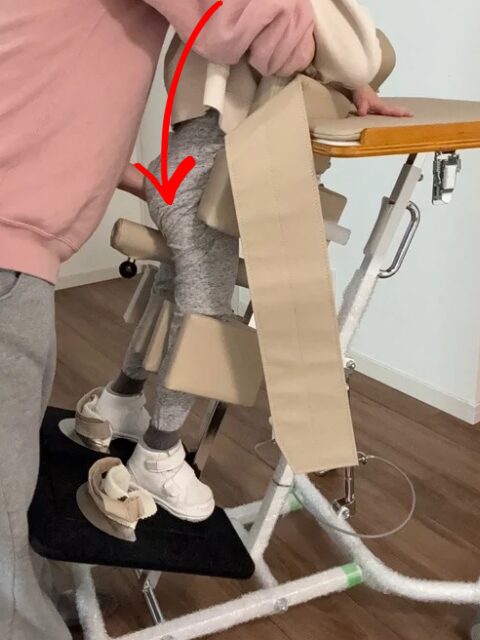 立位台の乗せ方