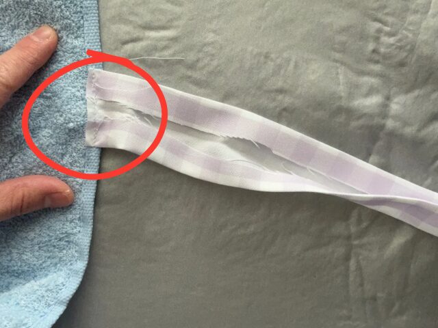 タオルと繋げる