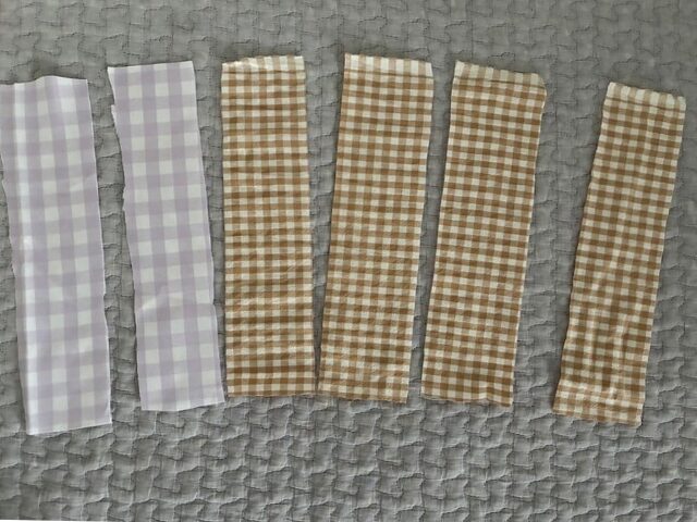 エプロンタオルのゴムを通す部分