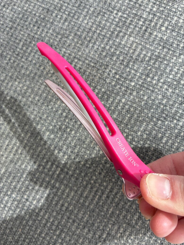 滑りにくいヘアクリップ