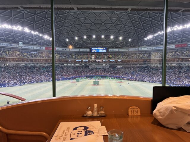 レストランシートからの眺め