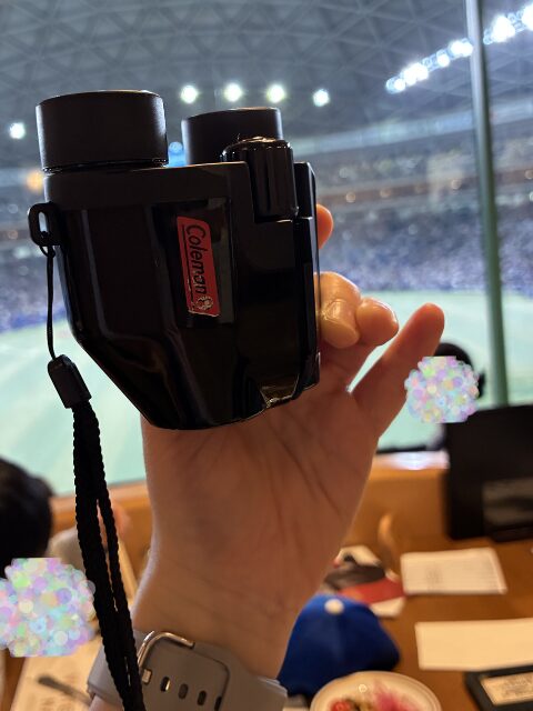 野球観戦に使う双眼鏡