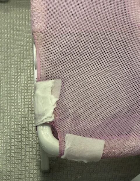 コットンでパック